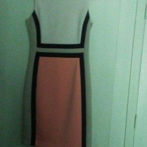 Calvin Klein color block dress